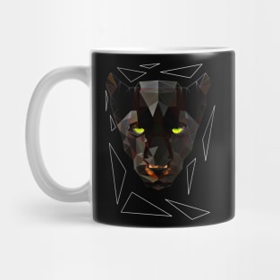 Geometric panther Mug